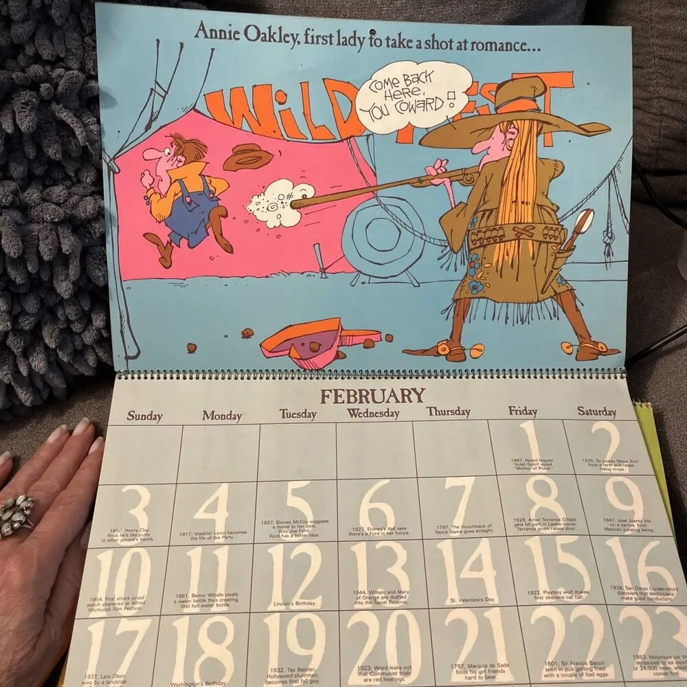 Vintage Hallmark Calendar 1974 First Ladies Historical OKT/Colson Louis Marak